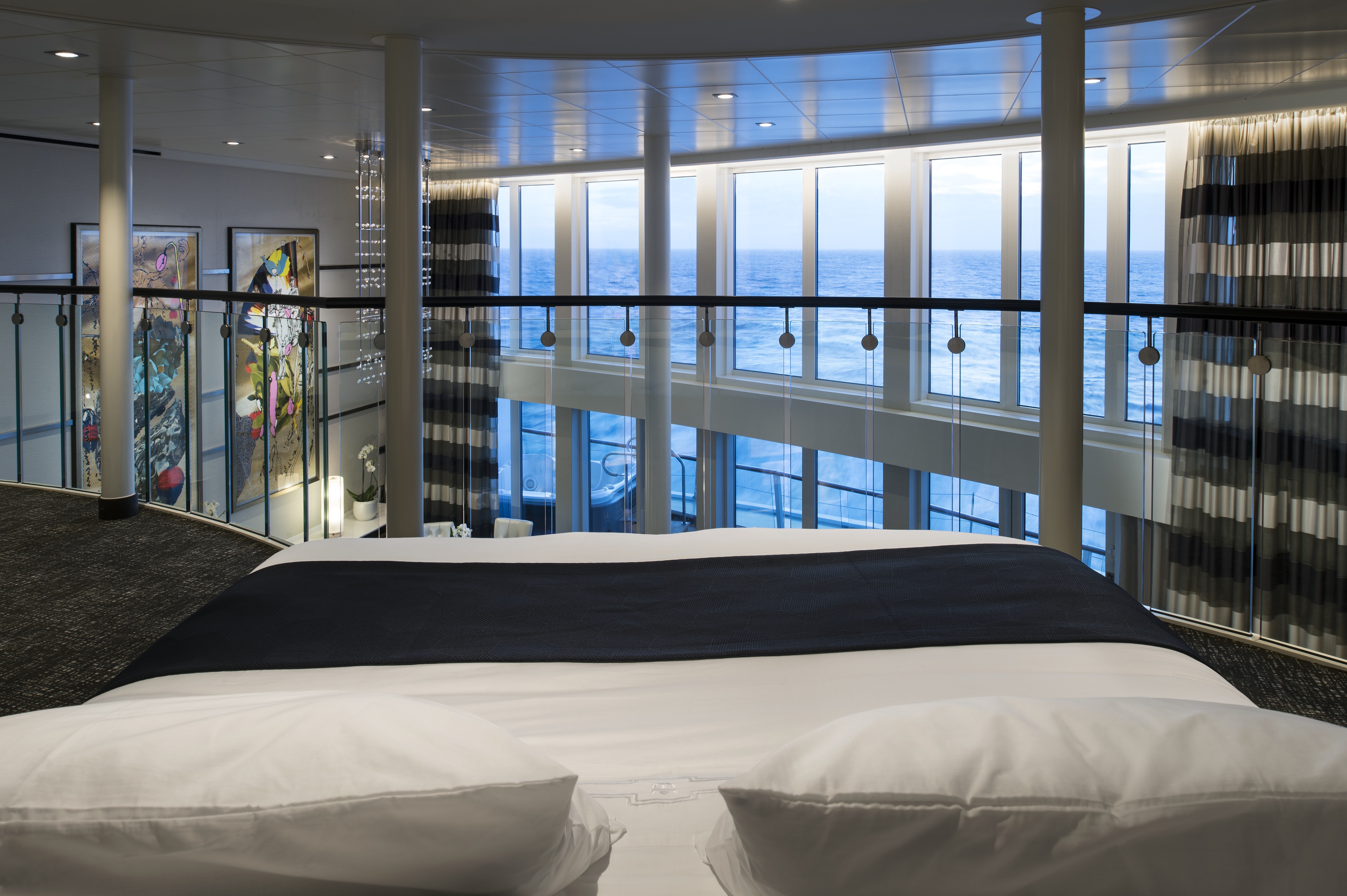 Royal Caribbean International Quantum of the Seas Accommodation Royal Loft Suite Bed.jpg